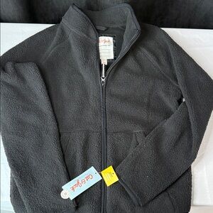 Cat & Jack Kids Fleece Jacket - Black - NWT